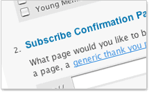 Import and export recipients of your email newsletter